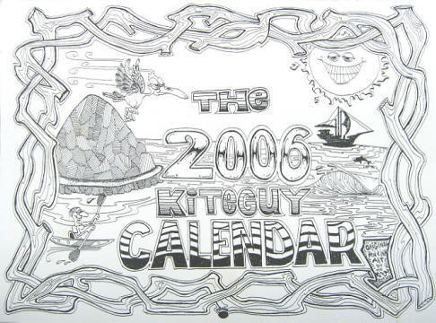 Original pen and ink art 2006 calendars