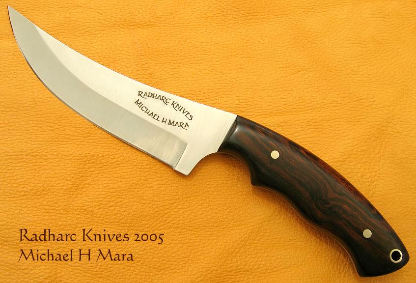 Ironwood Upswept Hunting Knife