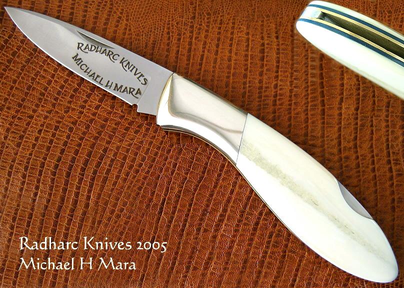 Ivory Folding Knife