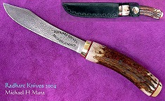 Hand Forged Damascus Steak Knife