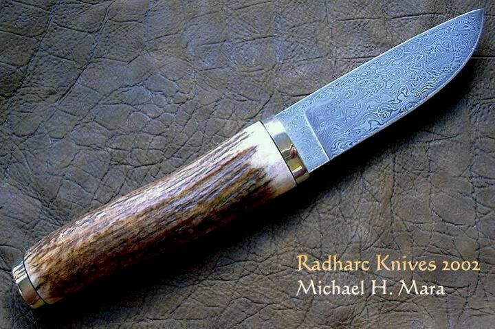 High performance Damascus custom hunting knife
