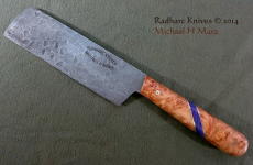 Maple Usuba chef's knife